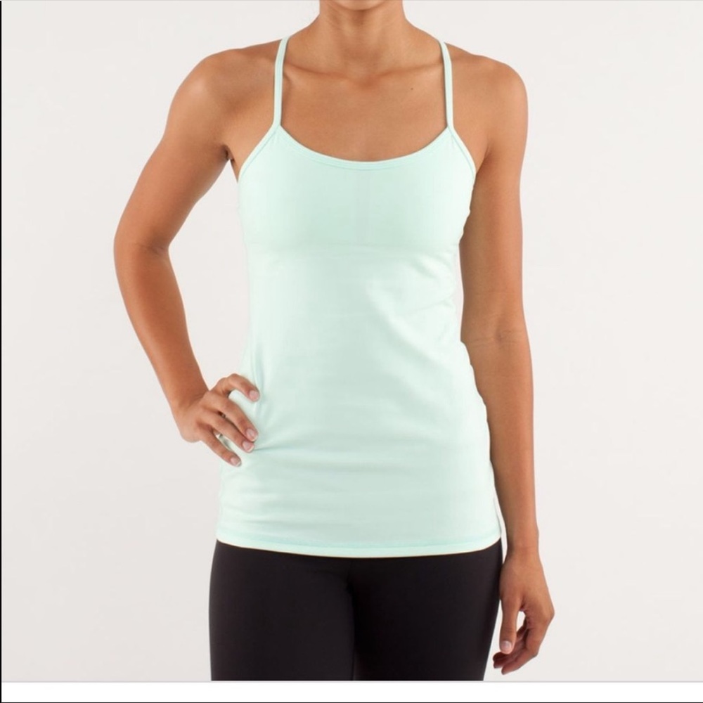 Lululemon Power Y Tank Mint
